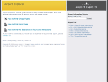 Tablet Screenshot of airportexplorer.com